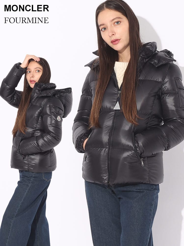 MONCLER (モンクレール) フード着脱 袖ポケット フルジップ ダウン 