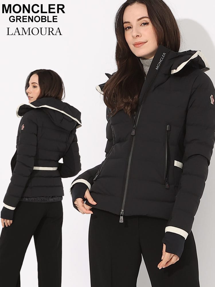 MONCLER (モンクレール) トリミング フルジップ LAMOURA ダウン 