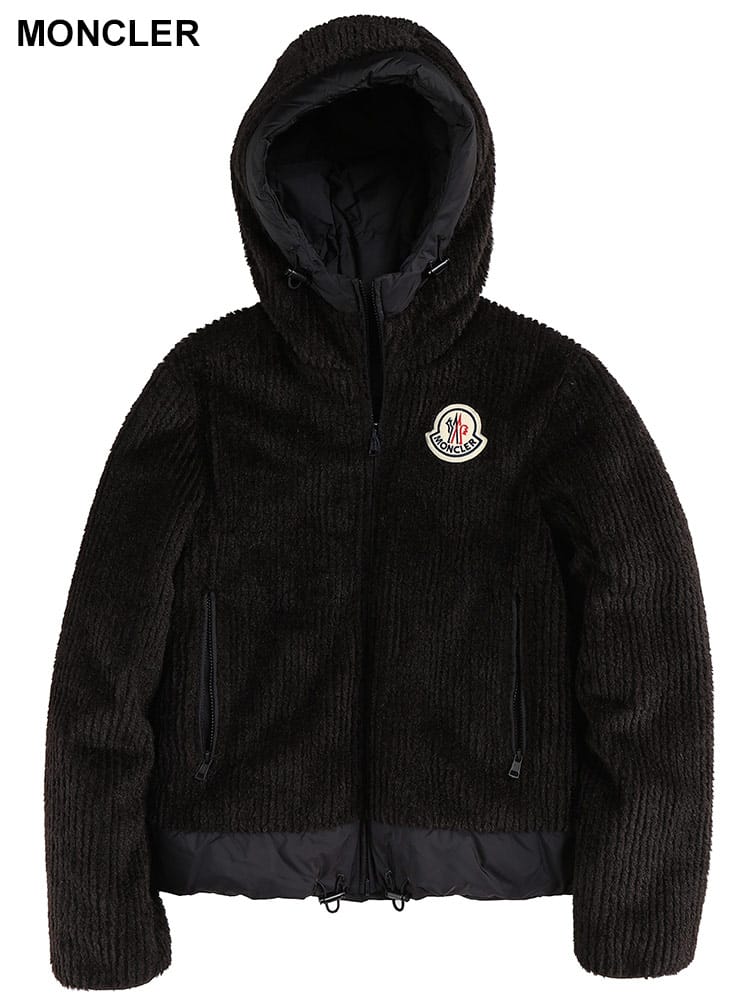 MONCLER (モンクレール) リバーシブル ベルベットテディ フルジップ 