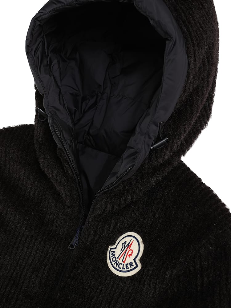 MONCLER (モンクレール) リバーシブル ベルベットテディ フルジップ 