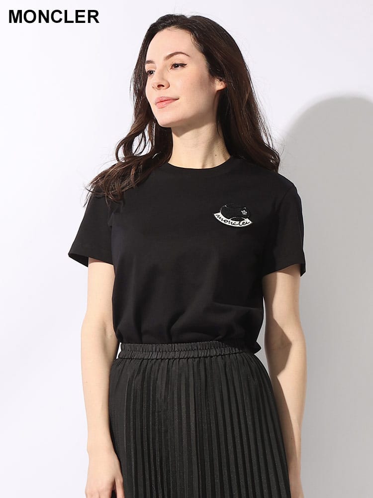 MONCLER (モンクレール) テニスボールモチーフ クルーネック 半袖 T 