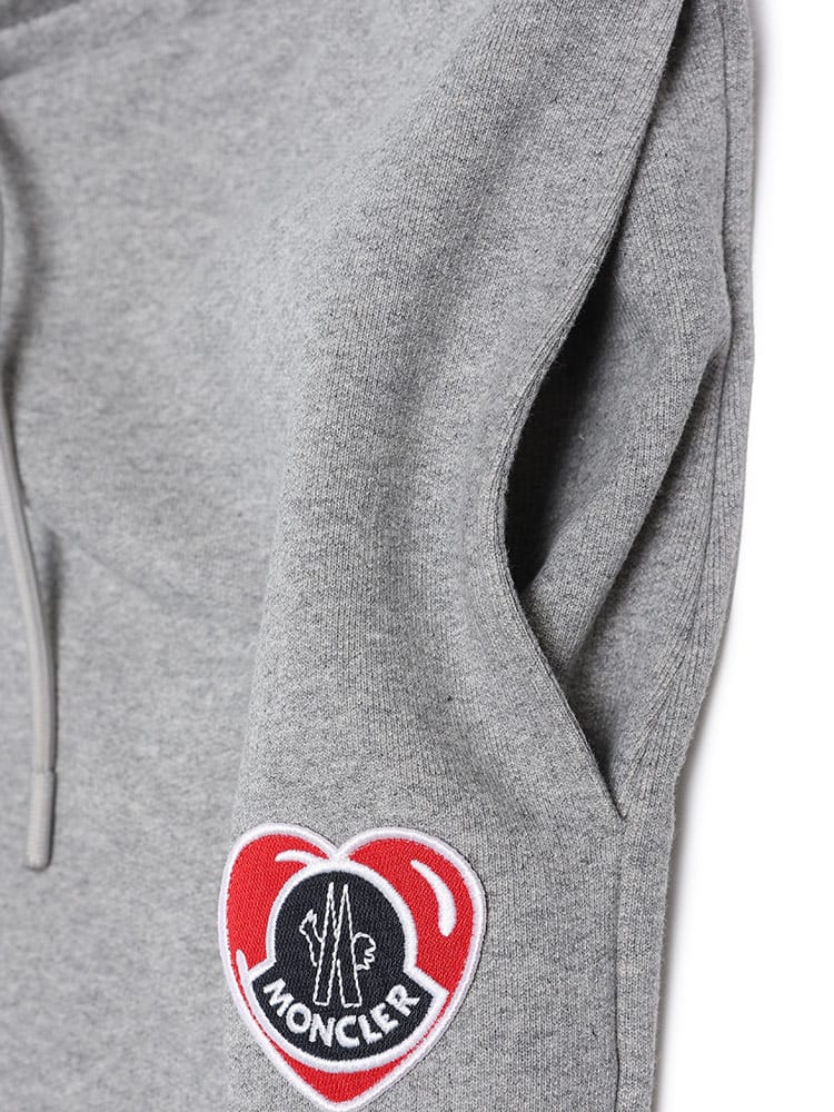 MONCLER (モンクレール) 裏毛 ハートワッペン ウエストコード 