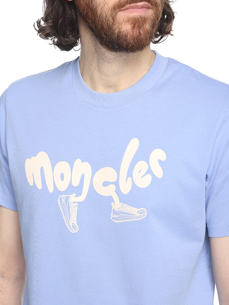 MONCLER (モンクレール) ランニングロゴ 袖ワッペン クルーネック 半袖 Tシャツ MC8C000138390【サカゼン公式通販】
