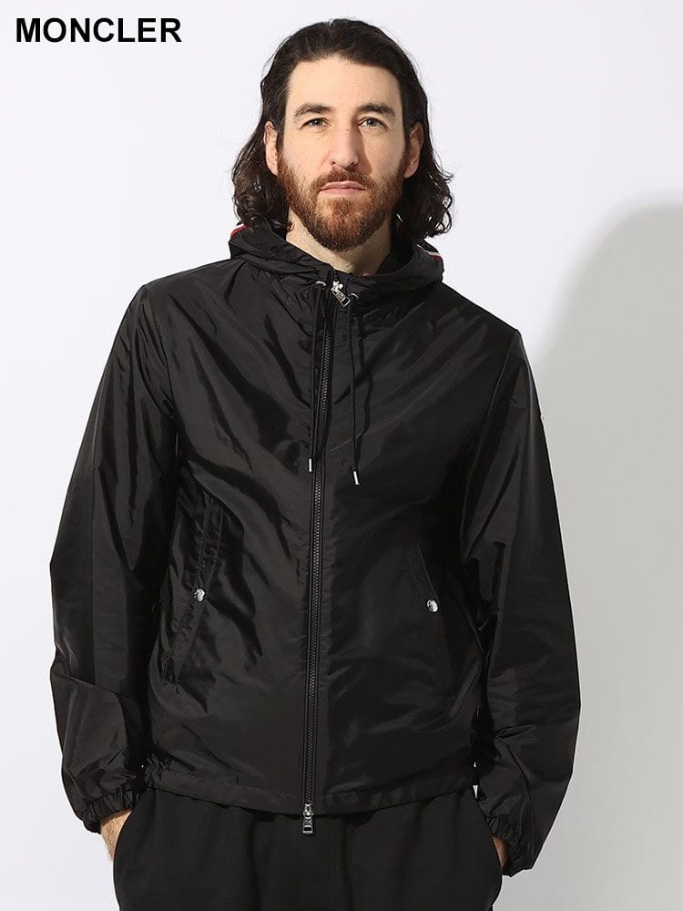MONCLER  (モンクレール) 撥水 フードトリコロールライン ナイロンジャケット ライトアウター GRIMPEURS MCGRIMPEURS4 ブランド メンズ 男性 アウター
