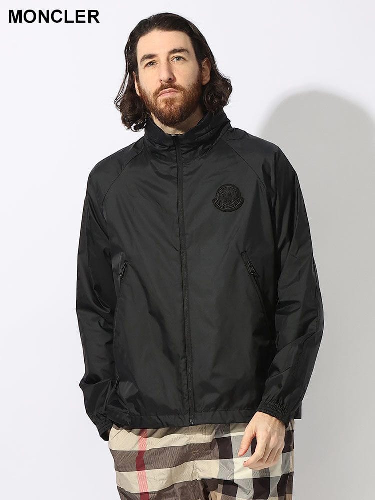 MONCLER  (モンクレール) 超軽量ナイロン フード収納 ロゴ ナイロンジャケット ライトアウター EGRE イーグル MCEGRE4 ブランド メンズ 男性 アウター