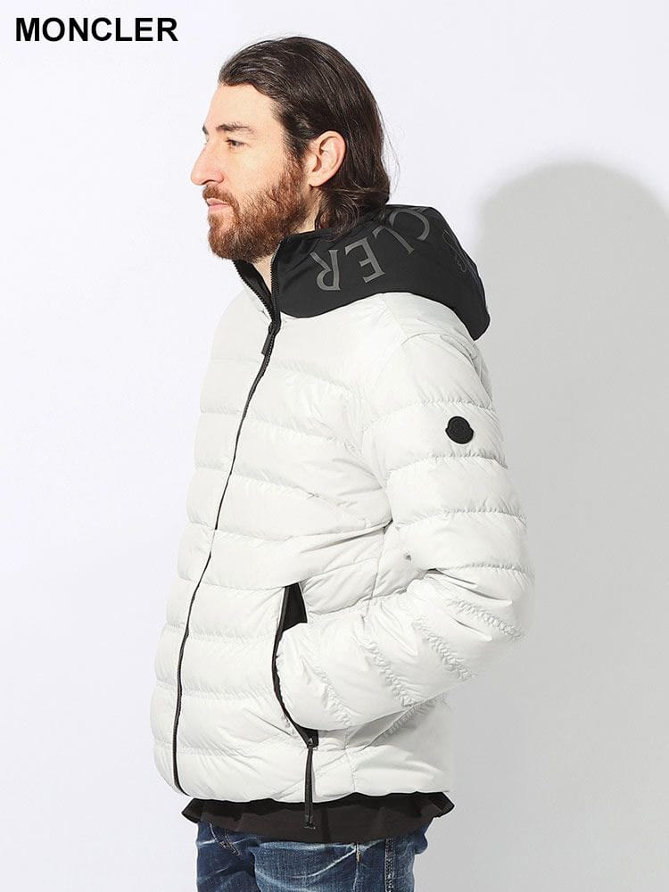MONCLER  (モンクレール) 撥水 フード反射ロゴ ダウンジャケット ライトダウン VERNASCA ベルナスカ MCVERNASCA4 ブランド メンズ 男性 アウター
