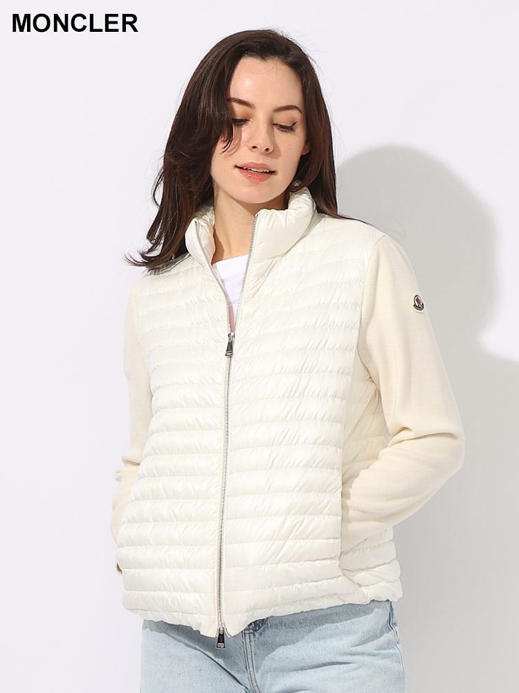 MONCLER (モンクレール) ウール スタンドカラー ニットダウン MCL9B00024M1131 レディース