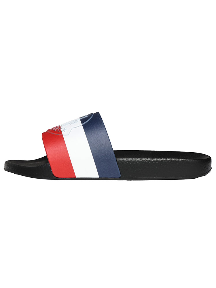 MONCLER (モンクレール) トリコロール スライドサンダル BASILE SLIDES MC4C0003001A4【サカゼン公式通販】