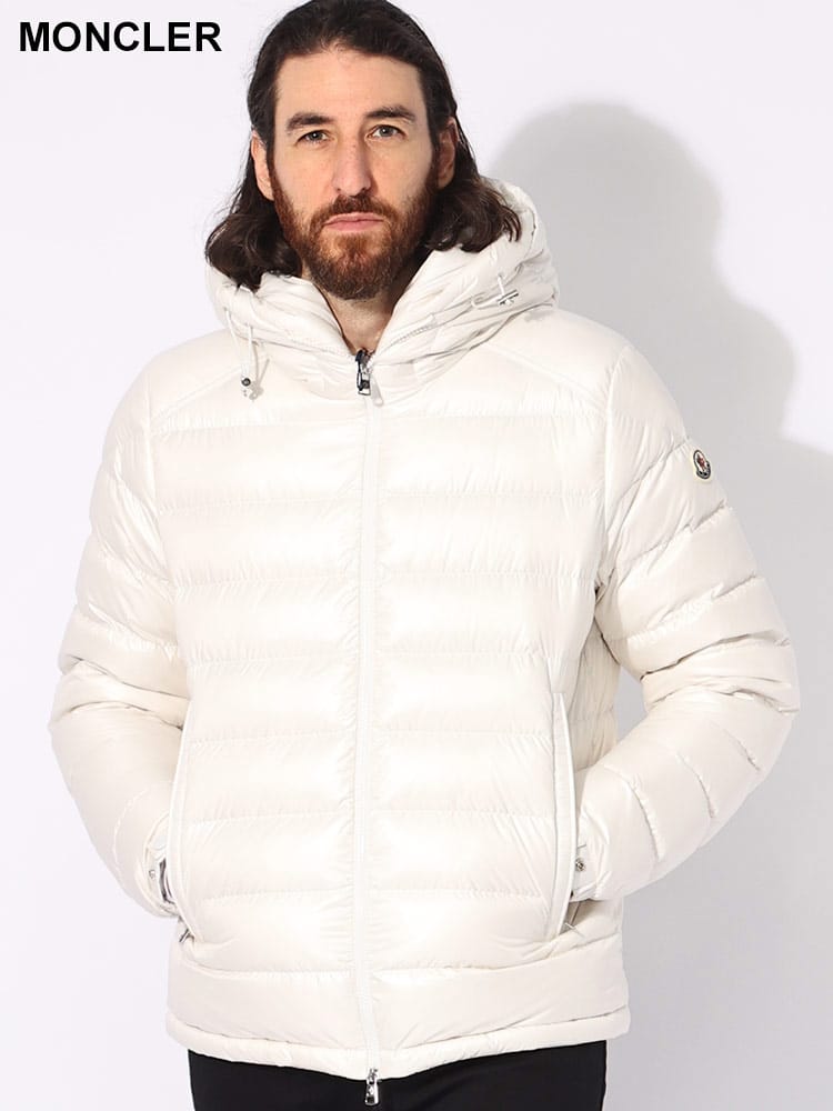 MONCLER (モンクレール) 撥水ナイロン ダブルフード ショートダウンジャケット BESINES MCBESINES4 メンズ