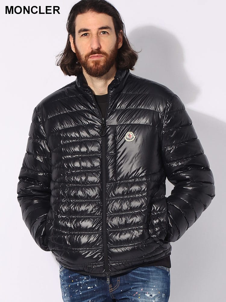 MONCLER (モンクレール) ナイロンラケ ジオメトリックキルト ライト 
