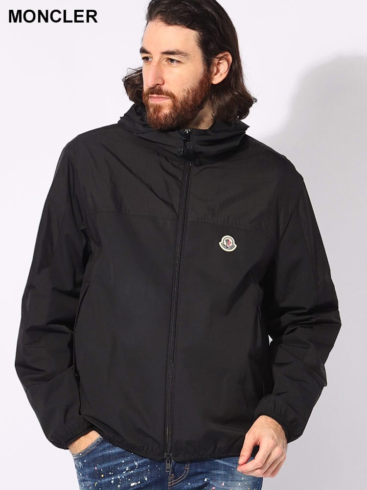 MONCLER (モンクレール) リップストップナイロン ロゴパッチ 