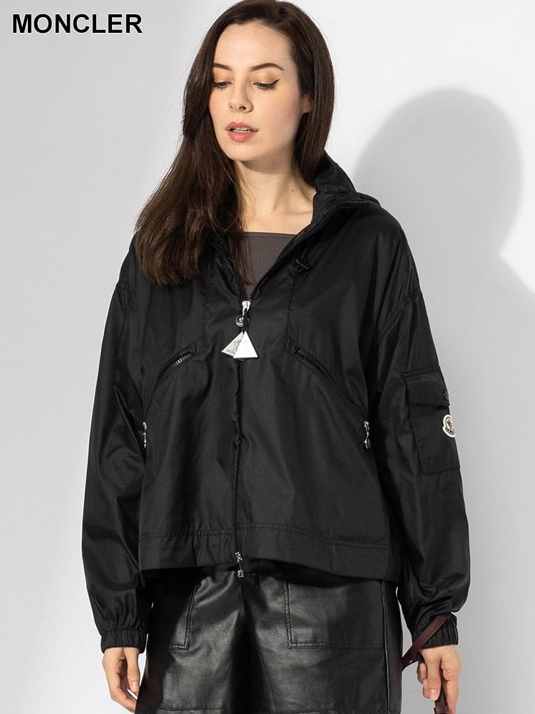 MONCLER (モンクレール) フード収納 ハイネック ウインドブレーカー 