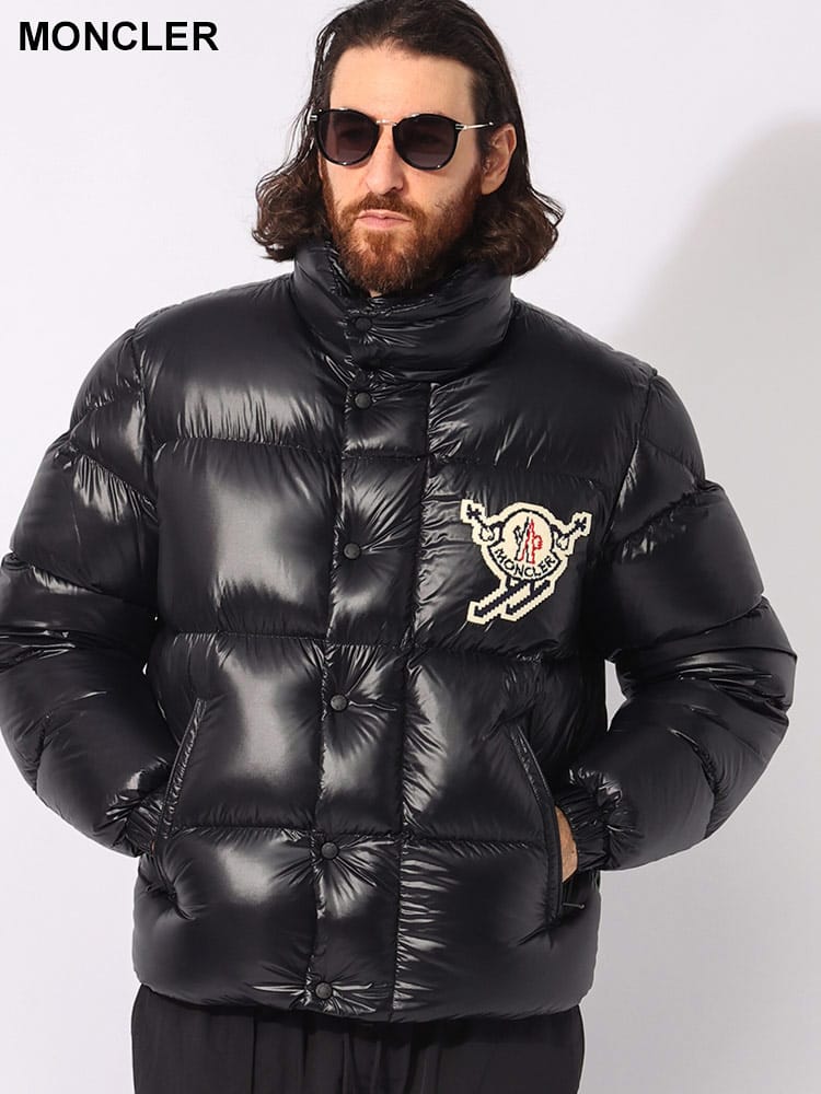 MONCLER (モンクレール) スキーワッペン フルジップ ダウンジャケット MCLESTE4 メンズ
