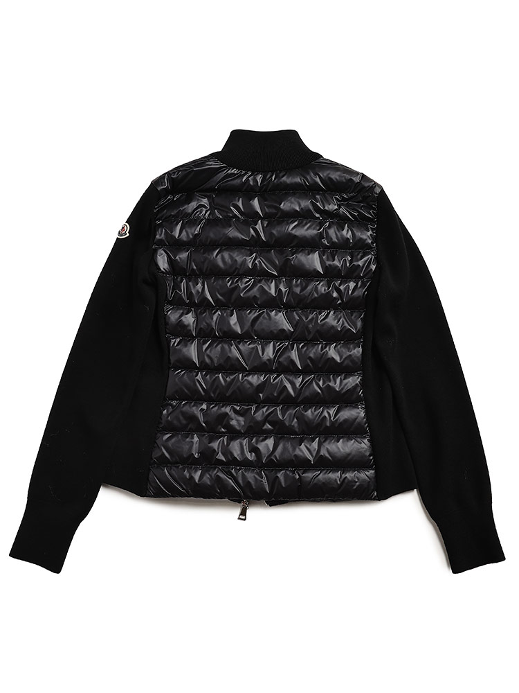 MONCLER (モンクレール) 切り替えダウン フルジップ ニット ジャケット MCL9B00014M1131 レデ【サカゼン公式通販】