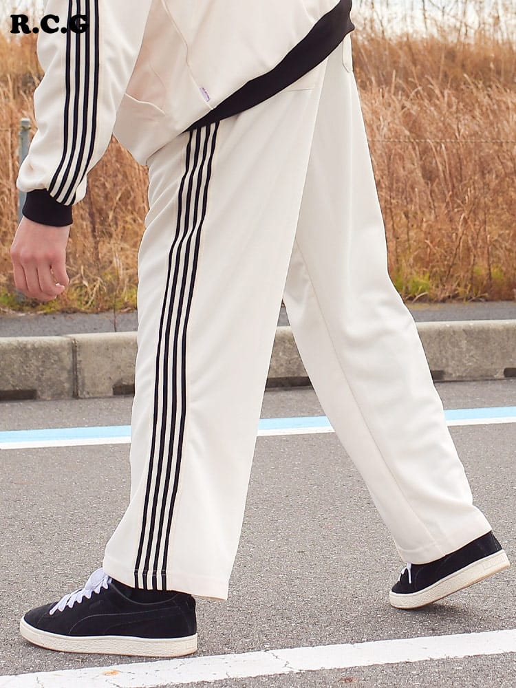 Red Cap Girl (レッドキャプガール) ワンポイント ライン トラックパンツ