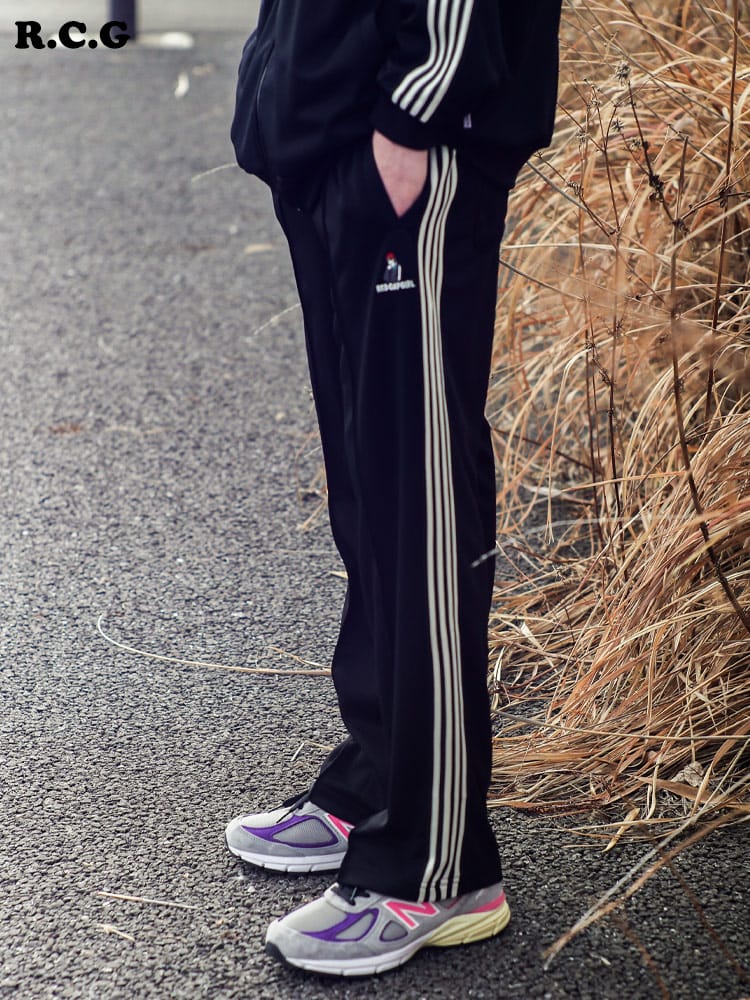 Red Cap Girl (レッドキャプガール) ワンポイント ライン トラックパンツ