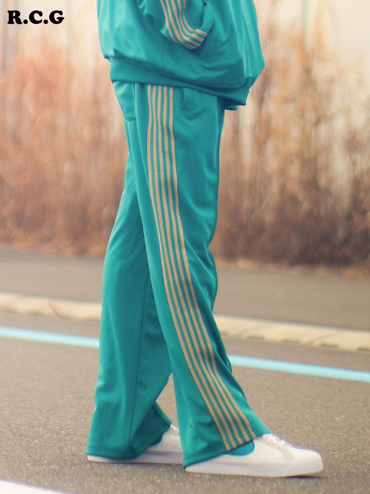 Red Cap Girl (レッドキャプガール) ワンポイント ライン トラックパンツ