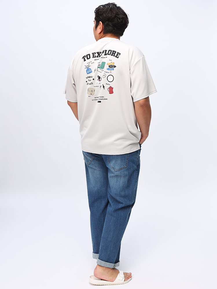 TULTEX アウトドア Tシャツ メンズ 半袖 ドライ シャツ 吸汗速
