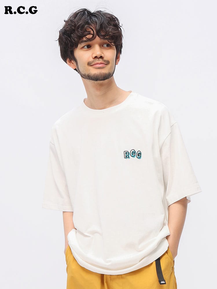 Red Cap Girl (レッドキャプガール) 天竺 座りバックプリント クルーネック 半袖 Ｔシャツ 24334