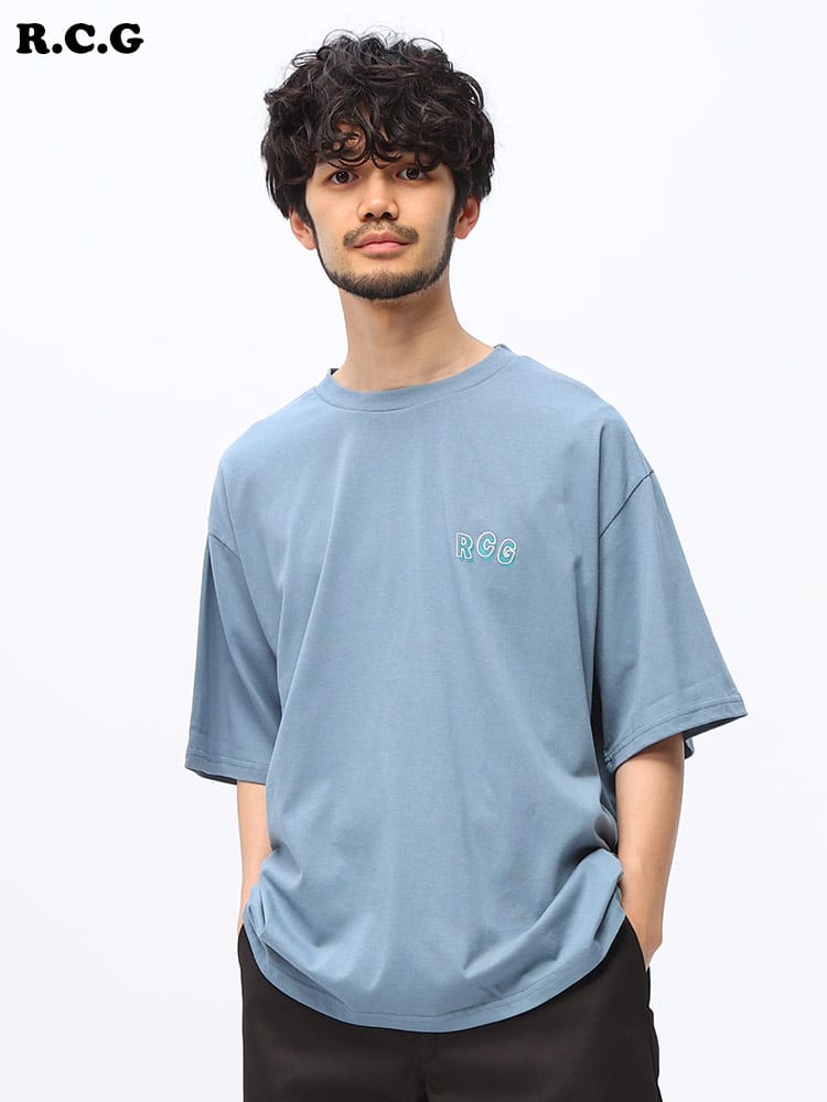 Red Cap Girl (レッドキャプガール) 天竺 座りバックプリント クルーネック 半袖 Ｔシャツ 24334