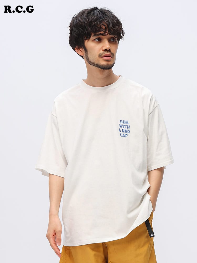 Red Cap Girl (レッドキャプガール) 天竺 バックプリント クルーネック 半袖 Ｔシャツ 24335