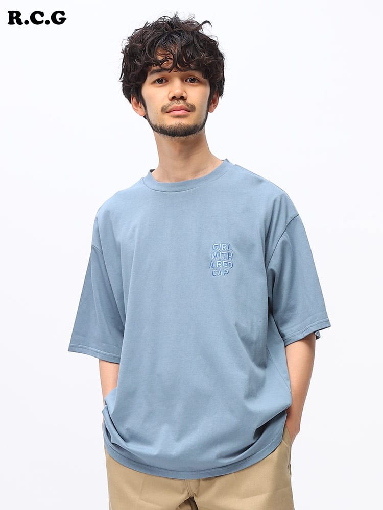 Red Cap Girl (レッドキャプガール) 天竺 バックプリント クルーネック 半袖 Ｔシャツ 24335