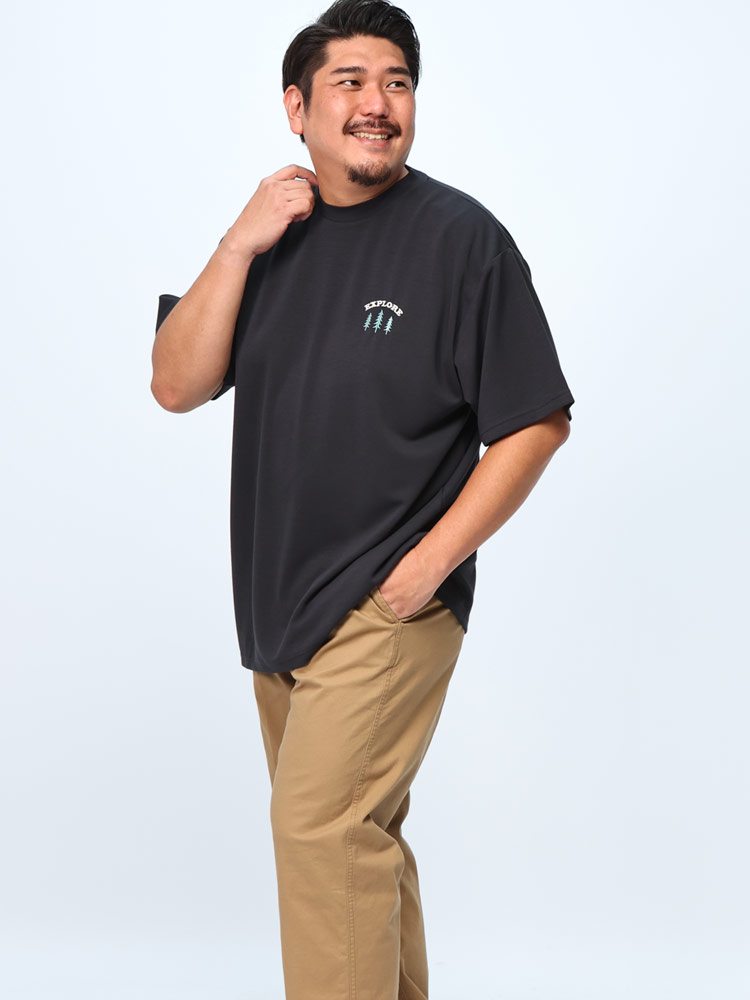 半袖UネックTシャツ 強撚糸 | SEEK (Men)/シーク | 三越伊勢丹