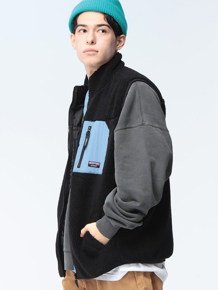 Amazon | [Ornrjfll] 男ソリッドカラースタンドカラーノースリーブニットベストジッパー暖かい厚みオールマッチセーターベスト 8816  Black M | ベスト 通販 [Ornrjfll] 男ソリッドカラースタンドカラーノースリーブタンクトップルーズジッパーポケット暖かいニットベスト