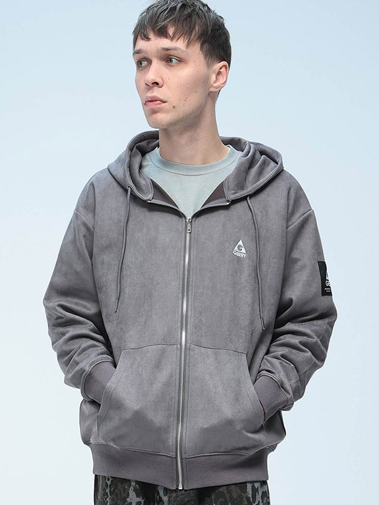 GERRY (ジェリー) カットスウェード フルジップ パーカー