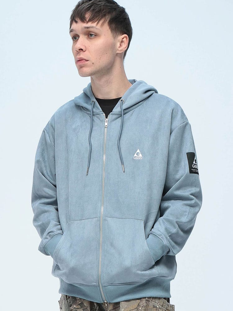 GERRY (ジェリー) カットスウェード フルジップ パーカー