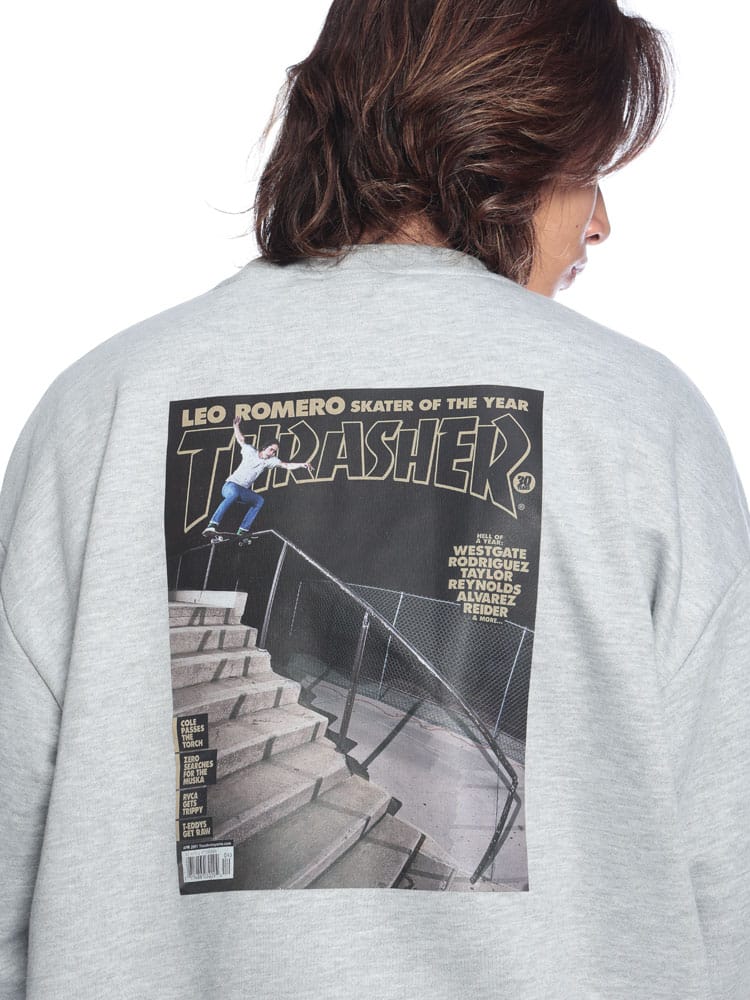 THRASHER (スラッシャー) スウェット トレーナー メンズ ユニセックス マガジンバックプリント 裏毛 スウェット