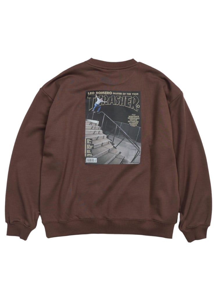 THRASHER (スラッシャー) スウェット トレーナー メンズ ユニセックス マガジンバックプリント 裏毛 スウェット