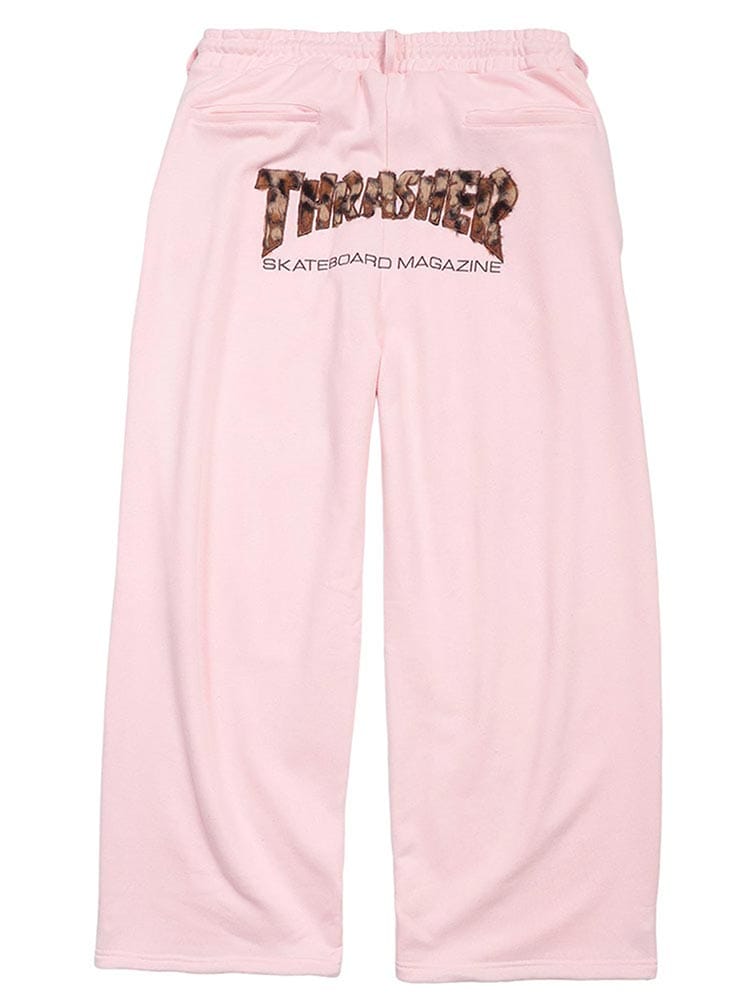 THRASHER (スラッシャー) ワイド スウェットパンツ メンズ ユニセックス コクーン シルエット バックロゴ ボトムス ワイドパンツ