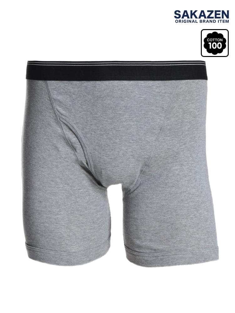 大きいサイズ メンズ SAKAZEN (サカゼン) フライス ボクサーブリーフ [3L 4L 5L 6L]