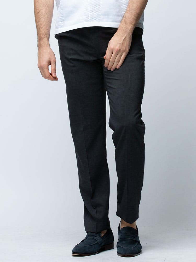 スラックス2本同時購入2200円引き対象商品 NOBLEMAN ノーブルマン 春夏 ミックスストライプ ウエストアジャスター ワンタック スラックス