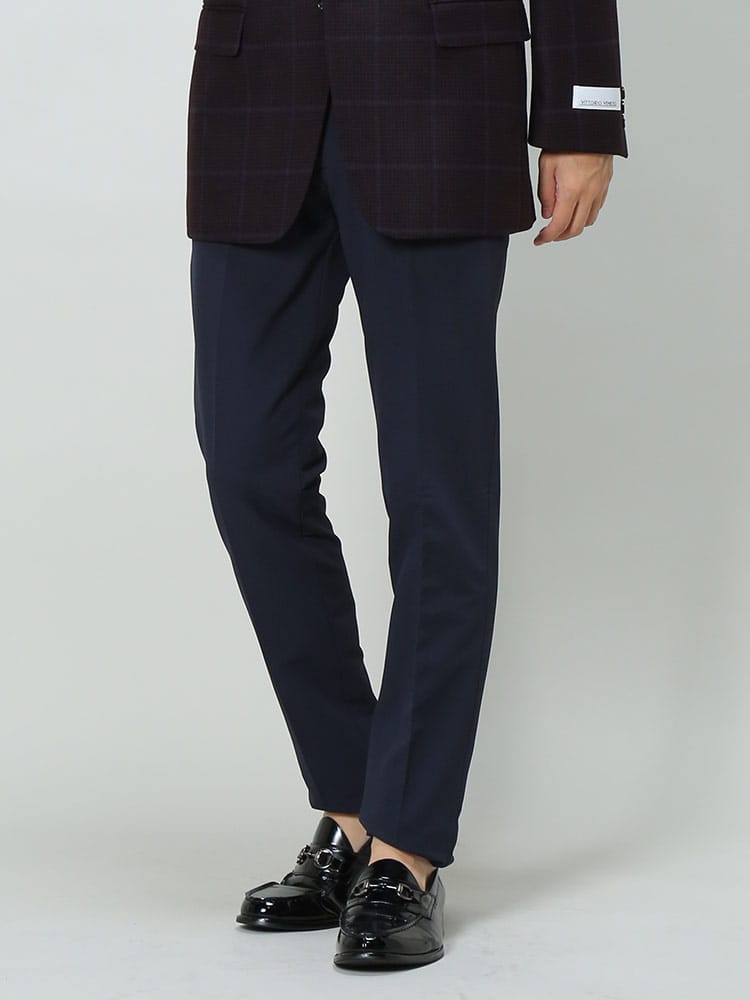 スラックス2本同時購入2200円引き対象商品 スーパーストレッチ 裏起毛 ノータック ロングパンツ ノータックスラックス 無地 ビジカジ ゴルフ 防寒 暖パンツ ウォームパンツ ウォッシャブル 洗える 秋冬