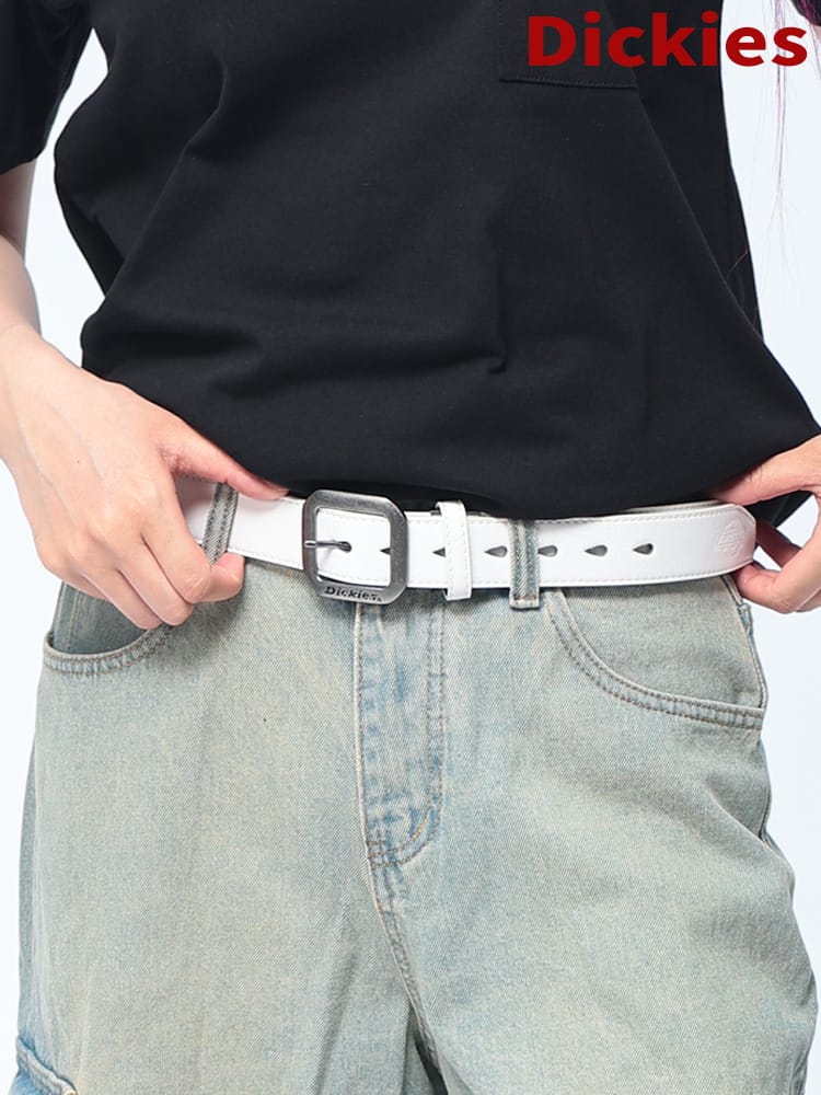 Dickies (ディッキーズ) 35mm ベルトプレーン 無地 プレーン 合成皮革 ユニセックス