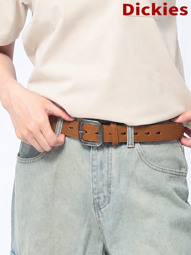 Dickies (ディッキーズ) 35mm ベルトプレーン 無地 プレーン 合成皮革 メンズ レディース