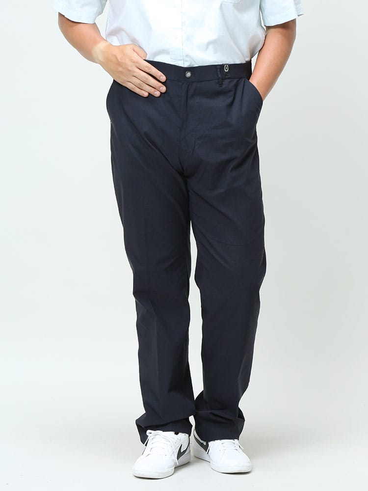 大きいサイズ メンズ B＆T GOLF (ビーアンドティーゴルフ) ストレッチ 吸汗速乾 ノータック ゴルフ ピケパンツ チノパン