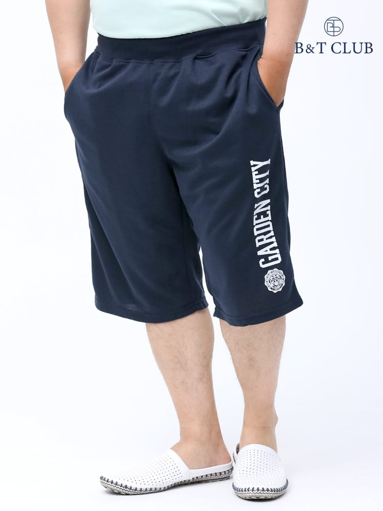 B＆T CLUB (ビーアンドティークラブ) エステルダンボール プリント 前閉じ ショートパンツ
