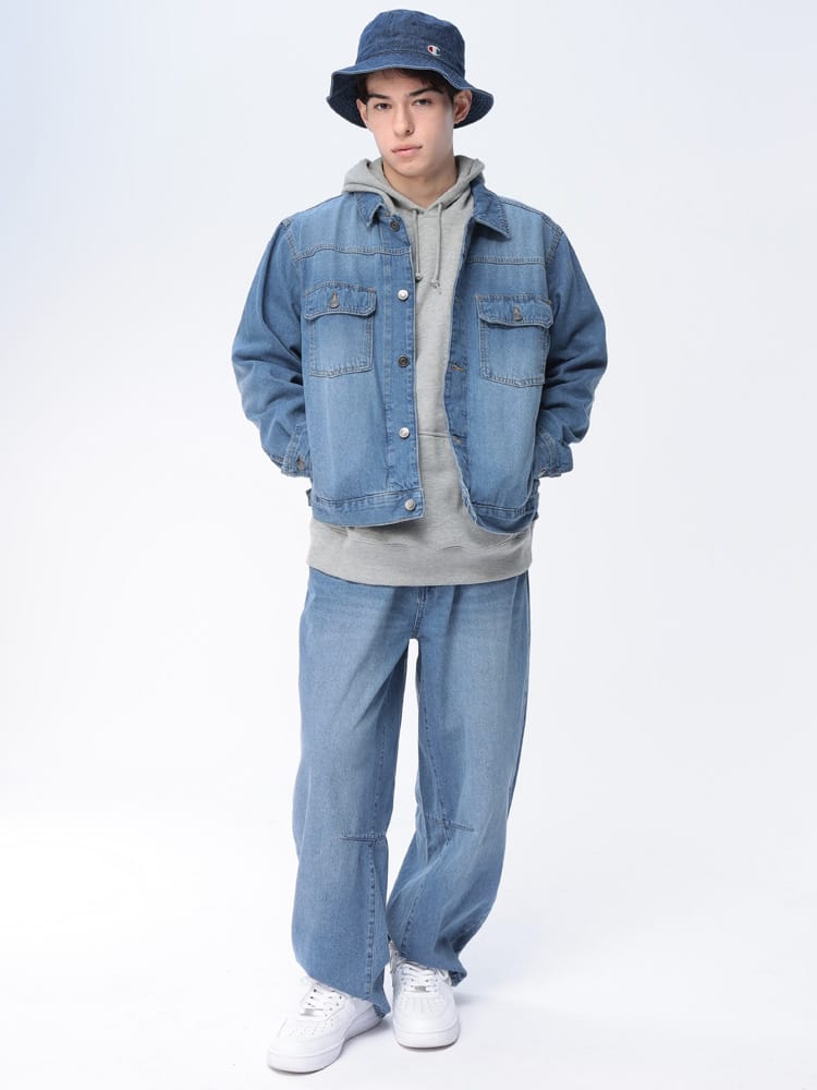 NEOSARTIC (ネオサーティック) 10オンス フラップポケットGジャン＆バレルパンツ セットアップ setup