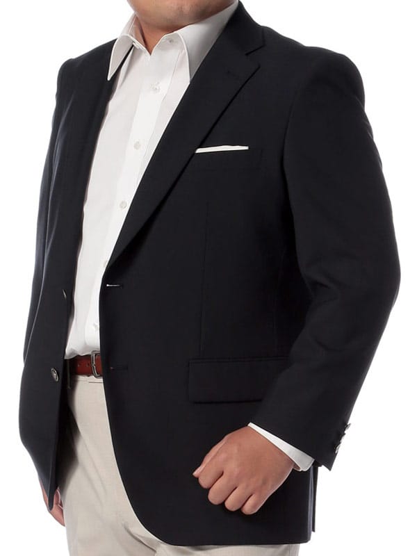 大きいサイズ メンズ B＆T CLUB 春夏 秋冬対応 シングル 2釦 紺ブレ ネイビーブレザー テーラードジャケット