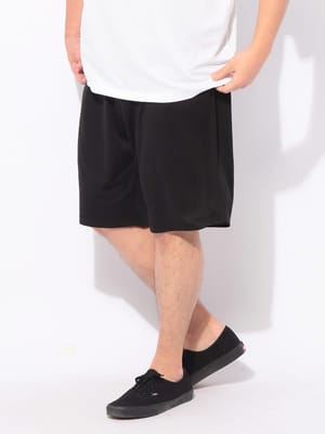 メッシュ ショートパンツ クールタッチ メンズ 大きいサイズ COOL TOUCH DRY ウエストゴム ボトムス ハーフパンツ ドライ 冷感 スポーツ