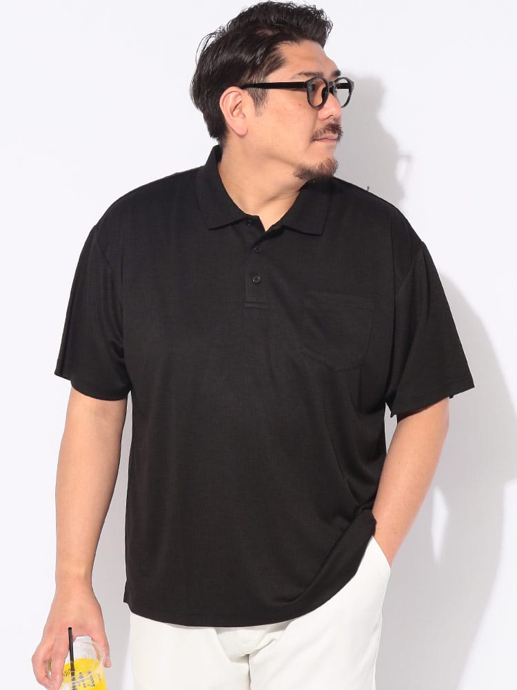 メッシュ ポロシャツ 半袖 クールタッチ メンズ 大きいサイズ COOL TOUCH DRY シャツ トップス カットソー ドライ 冷感 スポーツ