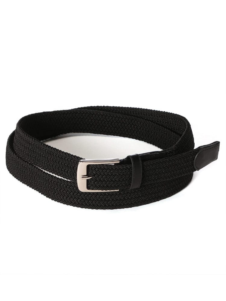 大きいサイズ メンズ SAKAZEN (サカゼン) スーパーロングサイズ 無地 ゴムメッシュ ベルト