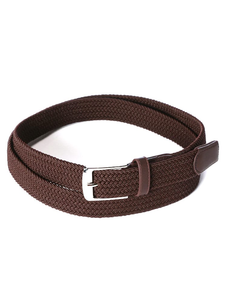 大きいサイズ メンズ SAKAZEN (サカゼン) スーパーロングサイズ 無地 ゴムメッシュ ベルト