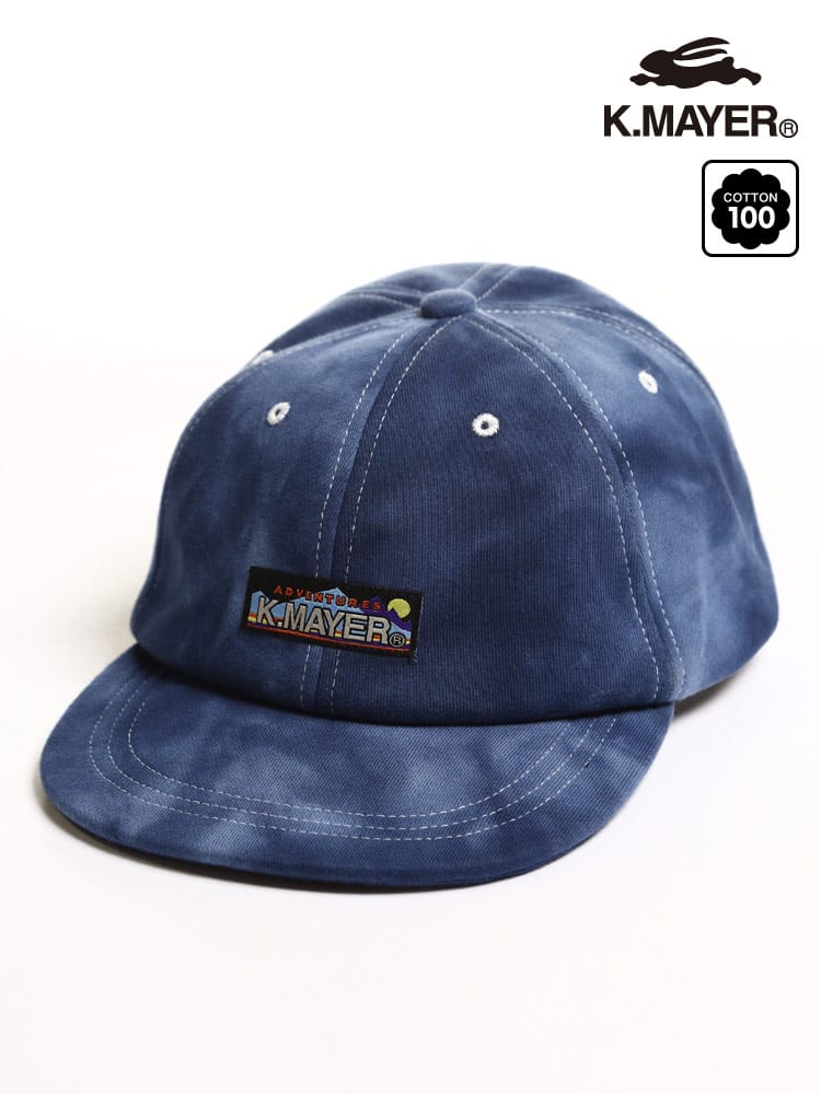 大きいサイズ メンズ KRIFF MAYER (クリフメイヤー) コットン ロゴ タイダイ キャップ