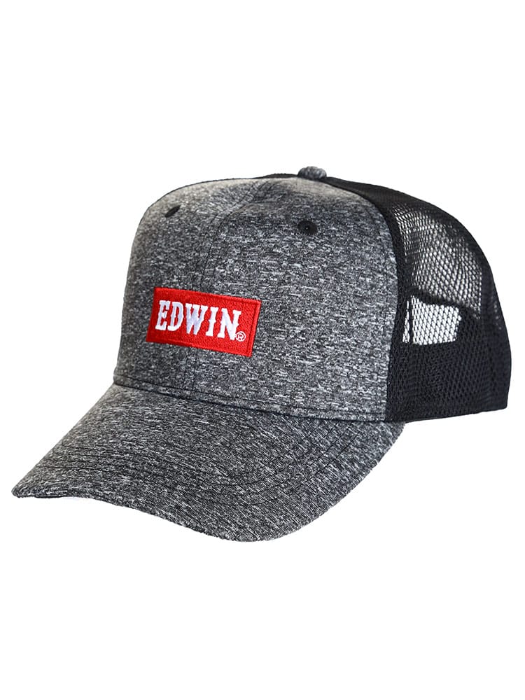 大きいサイズ メンズ EDWIN (エドウィン) ストレッチフィット メッシュ切り替え キャップ