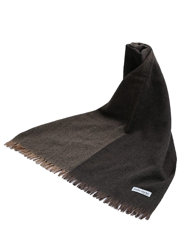 stanley blacker (スタンリーブラッカー) ウール100％ 無地 マフラー