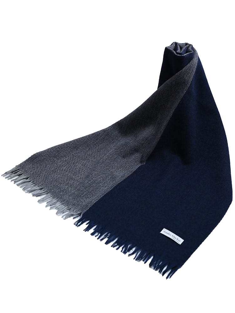 stanley blacker (スタンリーブラッカー) ウール100％ 無地 マフラー